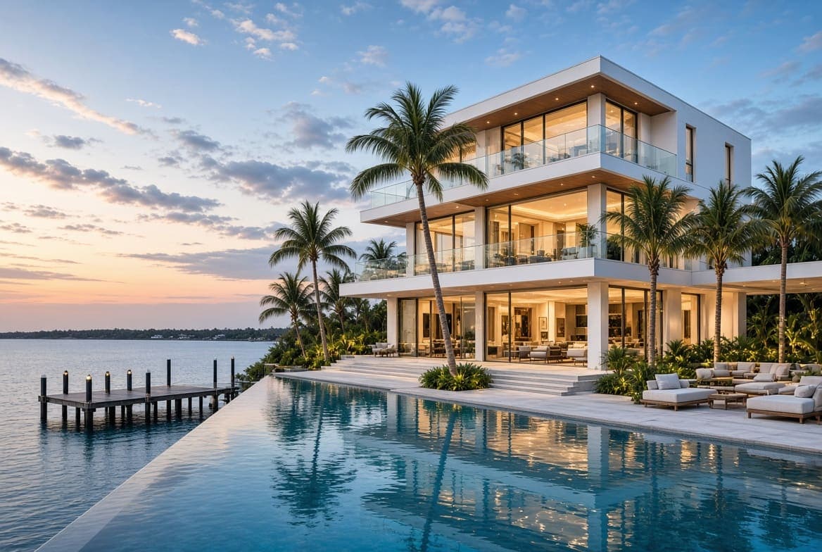 6-Bedroom Waterfront Mansion